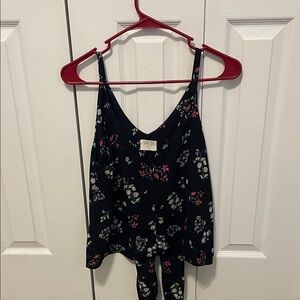 Sienna Sky Black Floral Camisole Top